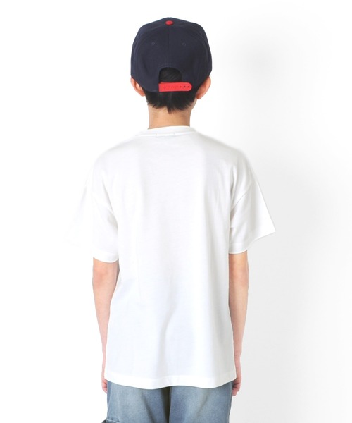 GLAZOS（グラソス）の「天竺・ドロップショルダーフォトプリント半袖Tシャツ（Tシャツ/カットソー・キッズ・ホワイト/ライトグリーン/ブラック・130cm/140cm/150cm/160cm/170cm）」の9枚目の写真