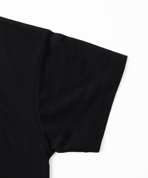 GLAZOS（グラソス）の「天竺・ドロップショルダーフォトプリント半袖Tシャツ（Tシャツ/カットソー・キッズ・ホワイト/ライトグリーン/ブラック・130cm/140cm/150cm/160cm/170cm）」の11枚目の写真