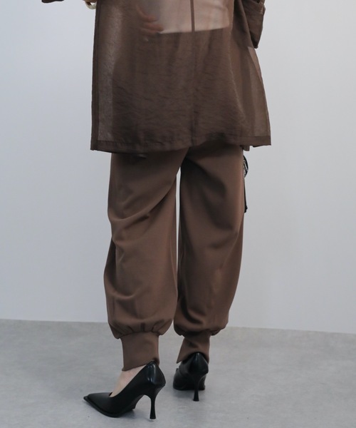 ap retro(アプレトロ)の「裾スリットジョガーパンツ /ジョグパンツ(その他パンツ・レディース・ブラック/グリーン/モカ・FREE)」の21枚目の写真