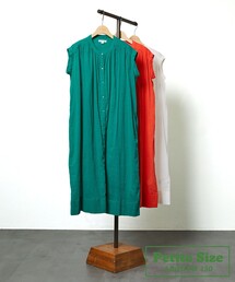 FREAK'S STORE | 【プチシリーズ】インドコットンクレープシャツワンピース(シャツワンピース)