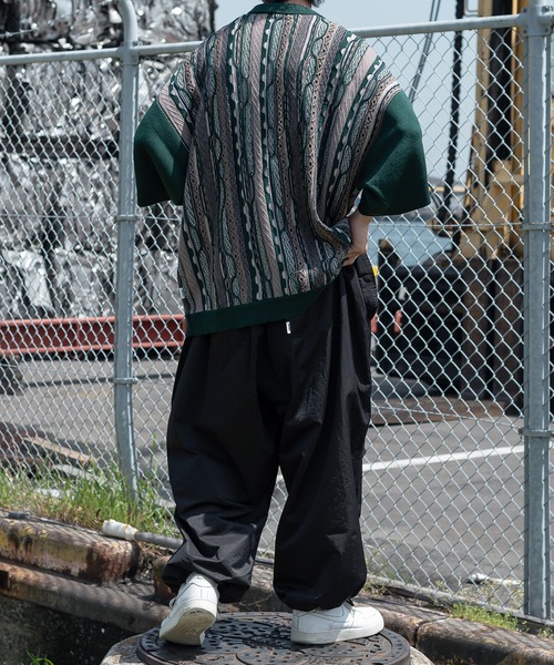 Perushu(ペルーシュ)の「ユーズドライクニットポロ(ポロシャツ・メンズ・ボルドー/オリーブ/ブルー・LARGE/MEDIUM)」の8枚目の写真