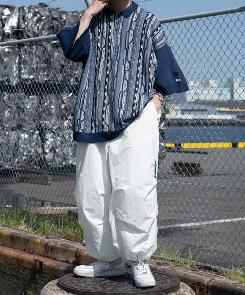 Perushu(ペルーシュ)の「ユーズドライクニットポロ(ポロシャツ・メンズ・ボルドー/オリーブ/ブルー・LARGE/MEDIUM)」の17枚目の写真