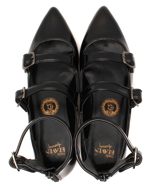 Another Edition（アナザーエディション）の「MADE IN HEAVEN ブラック3ストラップ/BCmade/i/H PTNT 3STRP◆（その他シューズ・レディース・ブラック・22.5cm/23.5cm/24.5cm）」の5枚目の写真