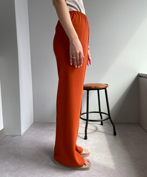 CAPRICIEUX LE'MAGE(カプリシューレマージュ)の「バイヤスイージーパンツ(その他パンツ・レディース・ブラック/オレンジ/アイボリー・FREE)」の7枚目の写真