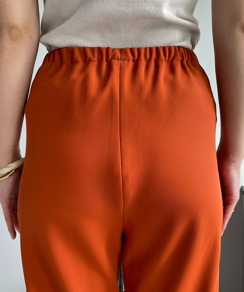 CAPRICIEUX LE'MAGE(カプリシューレマージュ)の「バイヤスイージーパンツ(その他パンツ・レディース・ブラック/オレンジ/アイボリー・FREE)」の9枚目の写真