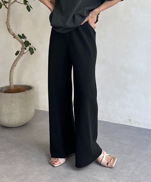 CAPRICIEUX LE'MAGE(カプリシューレマージュ)の「バイヤスイージーパンツ(その他パンツ・レディース・ブラック/オレンジ/アイボリー・FREE)」の12枚目の写真