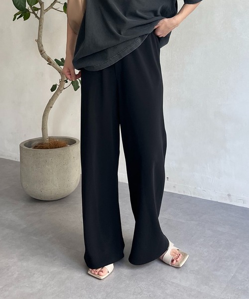 CAPRICIEUX LE'MAGE(カプリシューレマージュ)の「バイヤスイージーパンツ(その他パンツ・レディース・ブラック/オレンジ/アイボリー・FREE)」の15枚目の写真