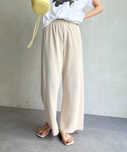 CAPRICIEUX LE'MAGE(カプリシューレマージュ)の「バイヤスイージーパンツ(その他パンツ・レディース・ブラック/オレンジ/アイボリー・FREE)」の21枚目の写真