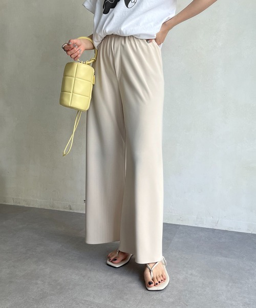 CAPRICIEUX LE'MAGE(カプリシューレマージュ)の「バイヤスイージーパンツ(その他パンツ・レディース・ブラック/オレンジ/アイボリー・FREE)」の22枚目の写真