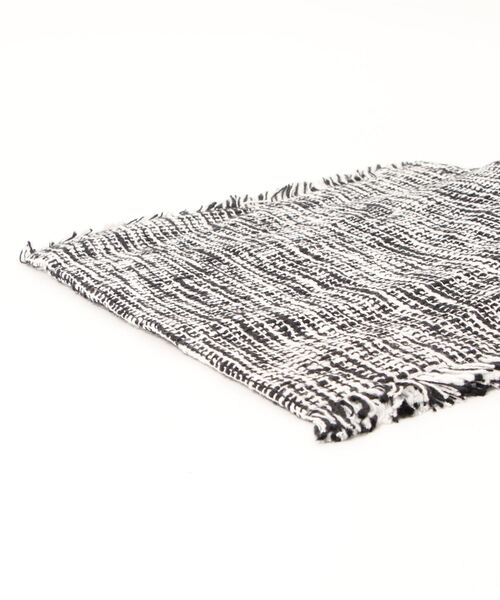 KOBE LETTUCE（コウベレタス）の「フリンジジャガードトートバッグ[B1469]（トートバッグ・レディース・オフホワイト/ベージュ系その他/ブラック系その他・FREE）」の7枚目の写真