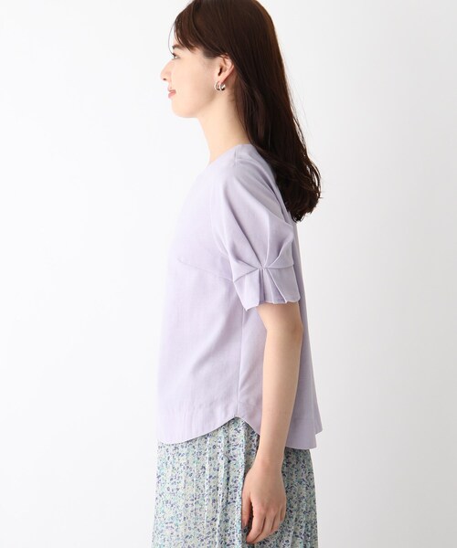 index(インデックス)の「◆タンブラーブッチャータックスリーブブラウス【WEB限定サイズ】(シャツ/ブラウス・レディース・ライトグレー/パープル/ネイビー/オフホワイト/ブルー/ピンク・40/38/42/36)」の12枚目の写真