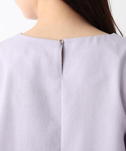 index(インデックス)の「◆タンブラーブッチャータックスリーブブラウス【WEB限定サイズ】(シャツ/ブラウス・レディース・ライトグレー/パープル/ネイビー/オフホワイト/ブルー/ピンク・40/38/42/36)」の21枚目の写真