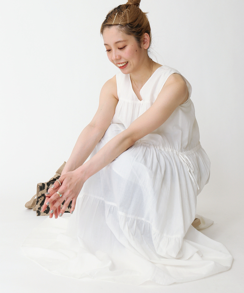 《追加》ティアードVネックワンピース