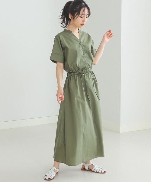 BEAMS HEART / スキッパー ドロスト ワンピース（ワンピース）｜BEAMS HEART（ビームスハート） 7,590円