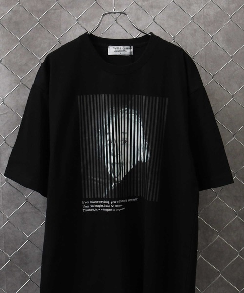 Right-on（ライトオン）の「偉人プリントＴシャツ（Tシャツ/カットソー・メンズ・ブラック/ホワイト/その他1/その他3・M/L/XL）」の3枚目の写真