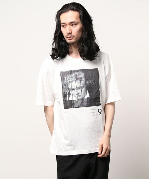 【ETRO】プリント シルク ブレンド Tシャツ 偉人プリントTシャツ(Tシャツ/カットソー)|Right-on(ライト