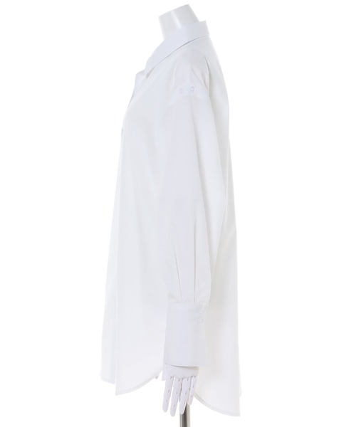 INGNI（イング）の「マルチWAYシャツ（シャツ/ブラウス・レディース・オフホワイト/ブルー系1/ピンク系9・M）」の5枚目の写真