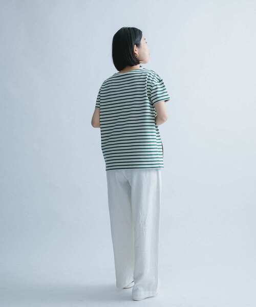 FORK&SPOON(フォークアンドスプーン)の「FORK&SPOON コットンリネンテクスチャーパンツ(その他パンツ・レディース・ベージュ系その他/オフホワイト/ブラック・1)」の14枚目の写真
