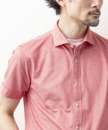 T/Cカノコパラシュートボタン 半袖シャツ