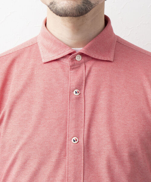 NOLLEY'S goodman（ノーリーズグッドマン）の「T/Cカノコパラシュートボタン 半袖シャツ（ビジネスシャツ・メンズ・ネイビー/ホワイト/レッド/グレー・LARGE/MEDIUM/SMALL/XX-LARGE/X-LARGE）」の22枚目の写真