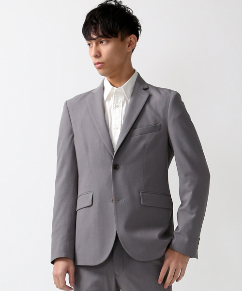 ABAHOUSE（アバハウス）の「【FLEX JACKET】【セットアップ対応】2WAYギャバ 2ボタンジャケット（テーラードジャケット・メンズ・ブラック/グレー/ネイビー・2/1/3/4）」の3枚目の写真