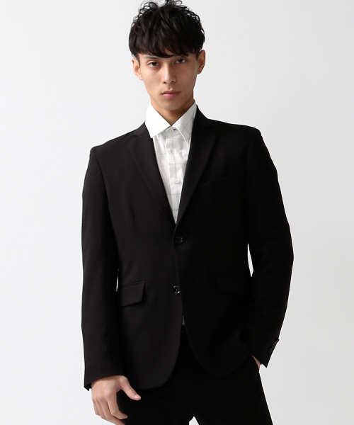 ABAHOUSE（アバハウス）の「【FLEX JACKET】【セットアップ対応】2WAYギャバ 2ボタンジャケット（テーラードジャケット・メンズ・ブラック/グレー/ネイビー・2/1/3/4）」の15枚目の写真