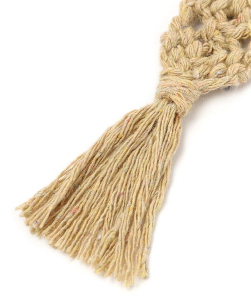 studio CLIP(スタディオクリップ)の「マクラメカラーチャーム(チャーム・レディース・ライトグレー/ベージュ/グリーン・FREE)」の4枚目の写真