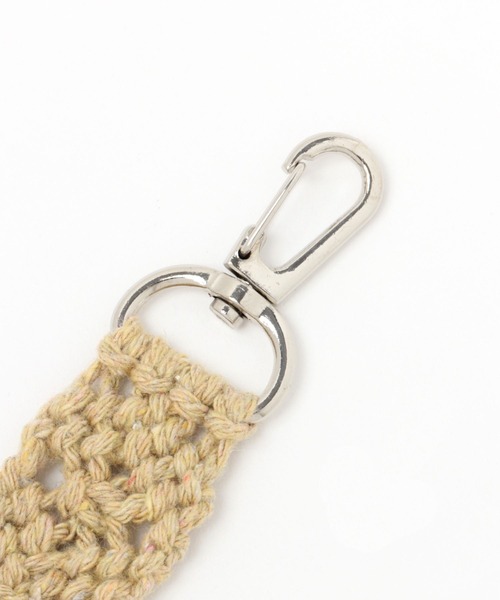 studio CLIP(スタディオクリップ)の「マクラメカラーチャーム(チャーム・レディース・ライトグレー/ベージュ/グリーン・FREE)」の8枚目の写真