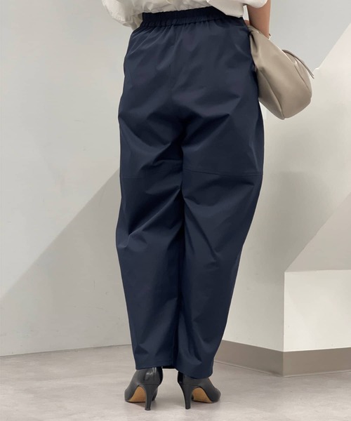 2022■ビアズリー  コクーンパンツ　ネイビー. BEARDSLEY（ビアズリー）の「コクーンパンツ：低身長・高身長2