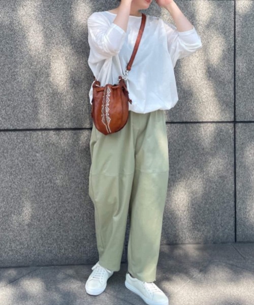 BEARDSLEY（ビアズリー）の「コクーンパンツ：低身長・高身長2サイズ展開（その他パンツ・レディース・カーキ/ネイビー・1/0）」の17枚目の写真