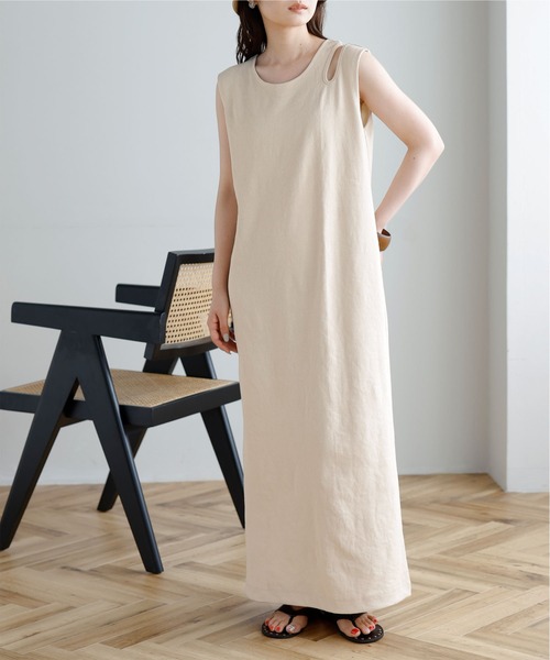 titivate（ティティベイト）の「ｶｯﾄﾃﾞｻﾞｲﾝﾜﾝﾋﾟｰｽ（ワンピース・レディース・ブラック/パープル/アイボリー・S/M/L）」の2枚目の写真