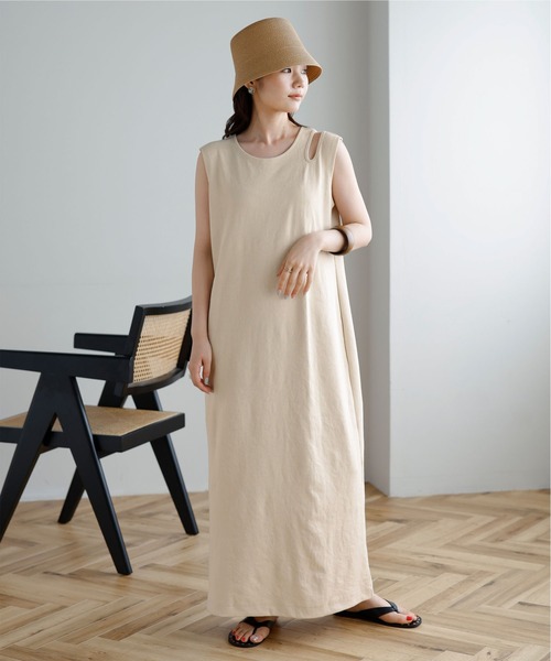 titivate（ティティベイト）の「ｶｯﾄﾃﾞｻﾞｲﾝﾜﾝﾋﾟｰｽ（ワンピース・レディース・ブラック/パープル/アイボリー・S/M/L）」の12枚目の写真