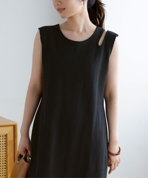 titivate（ティティベイト）の「ｶｯﾄﾃﾞｻﾞｲﾝﾜﾝﾋﾟｰｽ（ワンピース・レディース・ブラック/パープル/アイボリー・S/M/L）」の10枚目の写真