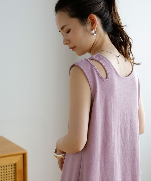 titivate（ティティベイト）の「ｶｯﾄﾃﾞｻﾞｲﾝﾜﾝﾋﾟｰｽ（ワンピース・レディース・ブラック/パープル/アイボリー・S/M/L）」の21枚目の写真