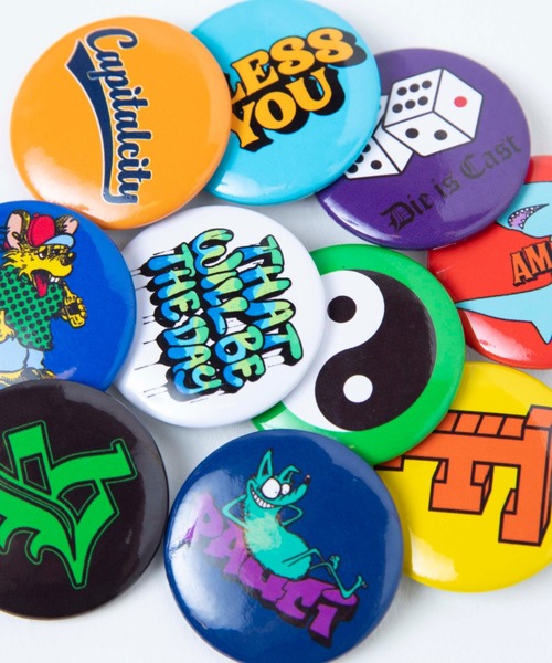 WEGO（ウィゴー）の「WEGO/グラフィック缶バッジA（バッジ）」 - WEAR