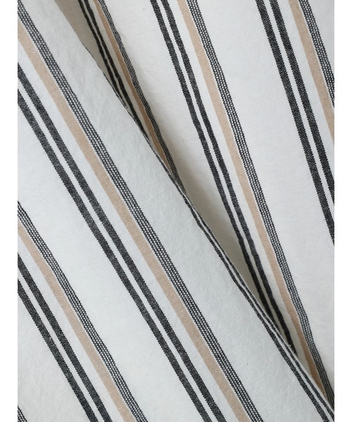 CRAFT STANDARD BOUTIQUE（クラフトスタンダードブティック）の「Vネックリネン混カフタンワンピース　＊◆（ワンピース・レディース・ストライプ・FREE）」の10枚目の写真