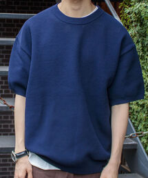 GLOSTER | 【GLOSTER/グロスター】《ニット＋カットソーの2点SET》レイヤード バルーンニットTシャツ(ニット/セーター)