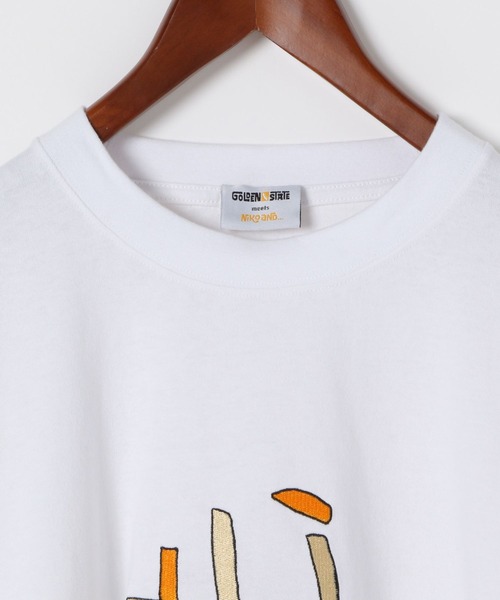 niko and...(ニコアンド)の「【LA FOOD SHOP】THE GOLDEN STATEコラボTシャツ(Tシャツ/カットソー・メンズ・ホワイト/ブラック・MEDIUM/LARGE)」の5枚目の写真