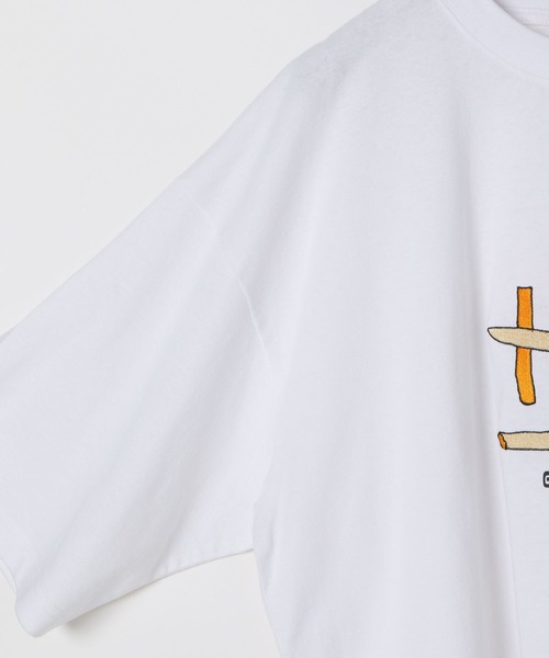 niko and...(ニコアンド)の「【LA FOOD SHOP】THE GOLDEN STATEコラボTシャツ(Tシャツ/カットソー・メンズ・ホワイト/ブラック・MEDIUM/LARGE)」の6枚目の写真