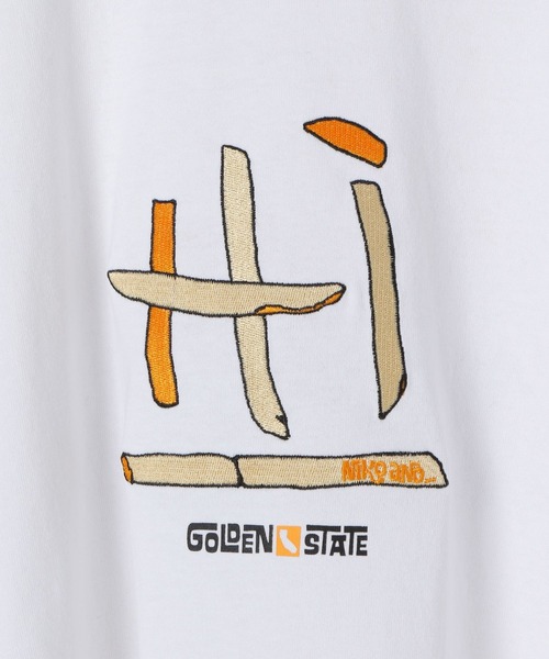 niko and...(ニコアンド)の「【LA FOOD SHOP】THE GOLDEN STATEコラボTシャツ(Tシャツ/カットソー・メンズ・ホワイト/ブラック・MEDIUM/LARGE)」の11枚目の写真