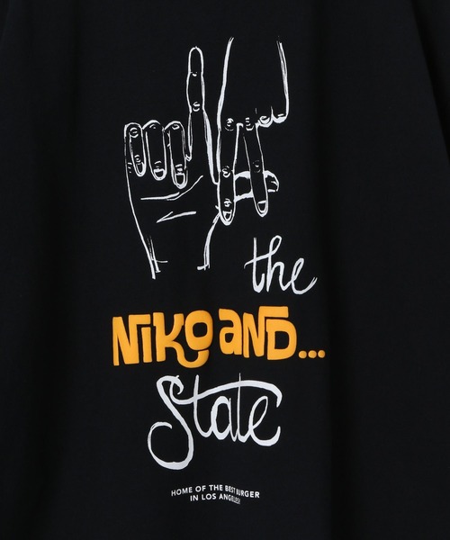 niko and...(ニコアンド)の「【LA FOOD SHOP】THE GOLDEN STATEコラボTシャツ(Tシャツ/カットソー・メンズ・ホワイト/ブラック・MEDIUM/LARGE)」の15枚目の写真