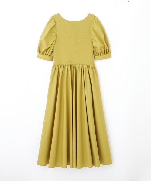 PROPORTION BODY DRESSING（プロポーションボディドレッシング）の「スクエアニットドッキングワンピース / 1212240705（ワンピース・レディース・イエロー/ボルドー/ブラック・SMALL/MEDIUM）」の22枚目の写真