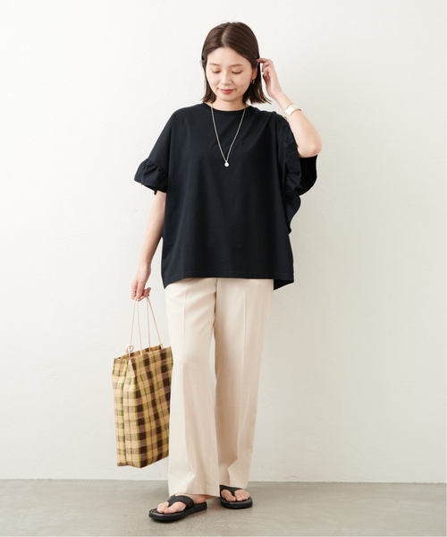セール】ギャザースリーブポンチョTee（Tシャツ/カットソー
