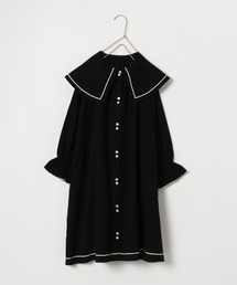 LOWRYS FARM | ビッグカラーワンピース　157859(ワンピース)