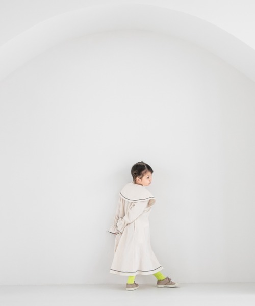 LOWRYS FARM（ローリーズファーム）の「ビッグカラーワンピース　157859（ワンピース・キッズ・ブラック/アイボリー・110cm/120cm/130cm/140cm/150cm）」の13枚目の写真