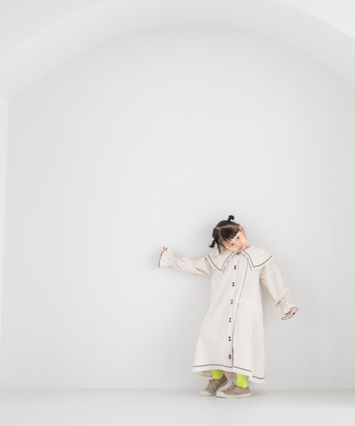 LOWRYS FARM（ローリーズファーム）の「ビッグカラーワンピース　157859（ワンピース・キッズ・ブラック/アイボリー・110cm/120cm/130cm/140cm/150cm）」の15枚目の写真