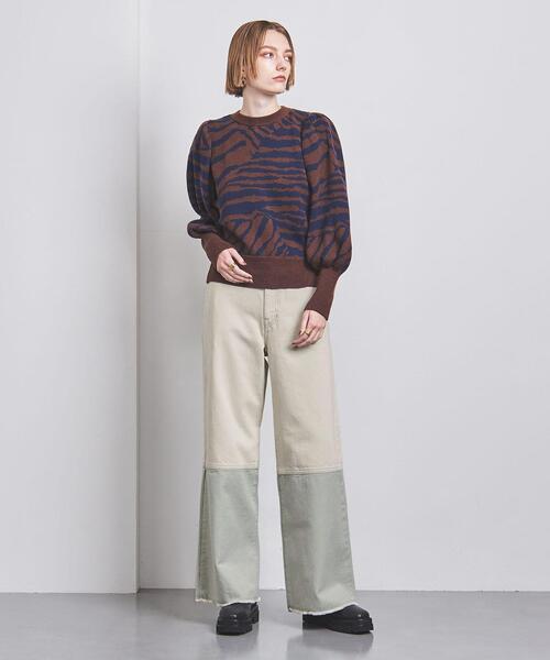 FILL THE BILL(フィルザビル)の「<FILL THE BILL>ワイド デニムパンツ(デニムパンツ・レディース・ホワイト/ブラック・27/28)」の10枚目の写真