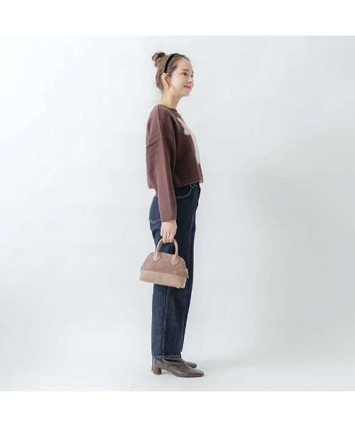 flower(フラワー)の「キトゥンニット(ニット/セーター・レディース・アイボリー/ブラウン・FREE)」の14枚目の写真