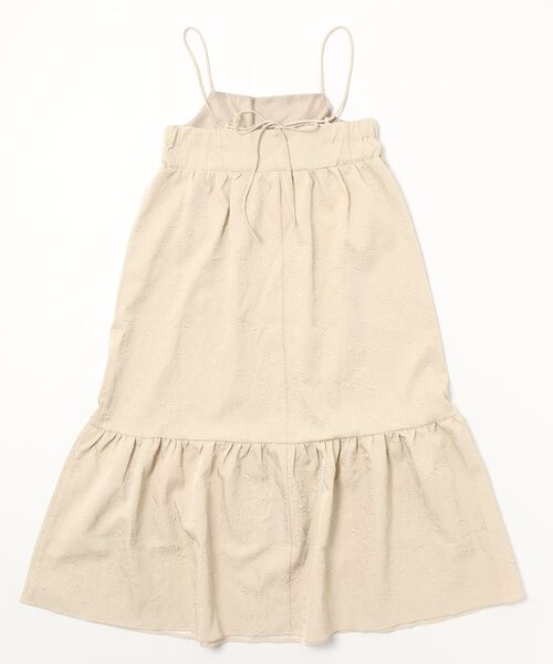 STYLEBLOCK（スタイルブロック）の「ふくれジャガードキャミワンピース（ワンピース・レディース・モカ/ブラック/ブルー/ライトベージュ・M）」の5枚目の写真