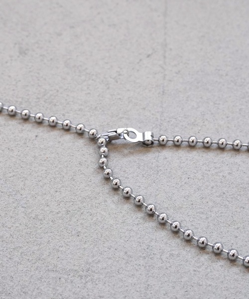 IAMUSE(アイアミューズ)の「金属アレルギー対応 ボールチェーンネックレス 60cm 6mm玉 S0749【IAMUSE】(ネックレス・レディース・シルバー・FREE)」の6枚目の写真